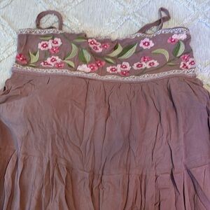 Maternity maxi dress